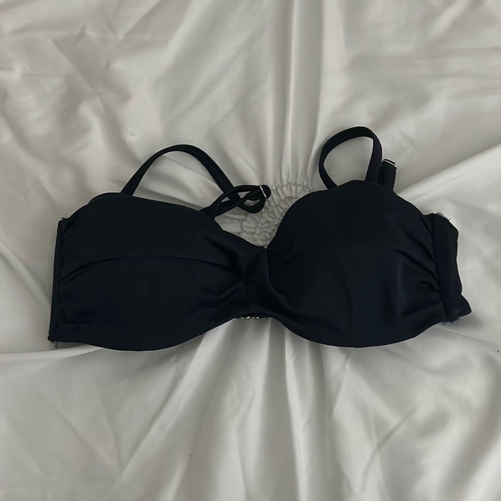 Dark blue bikini top